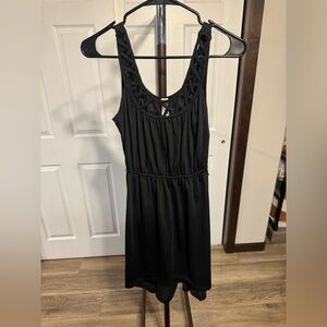 No Boundaries Black Cutout Dress